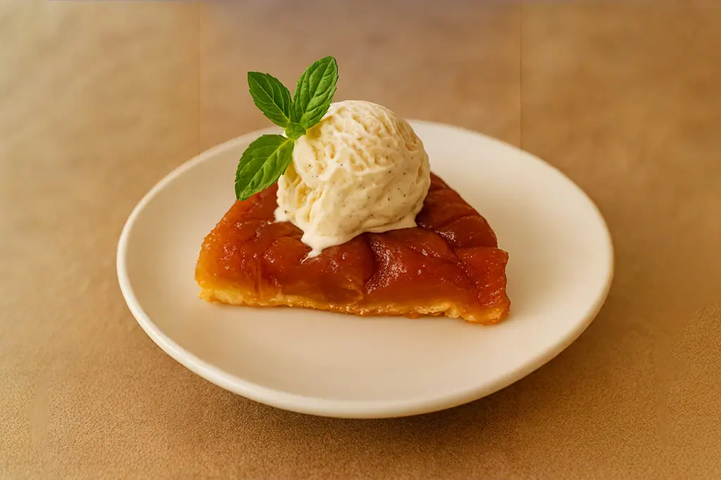 Tortino di Mele con Gelato