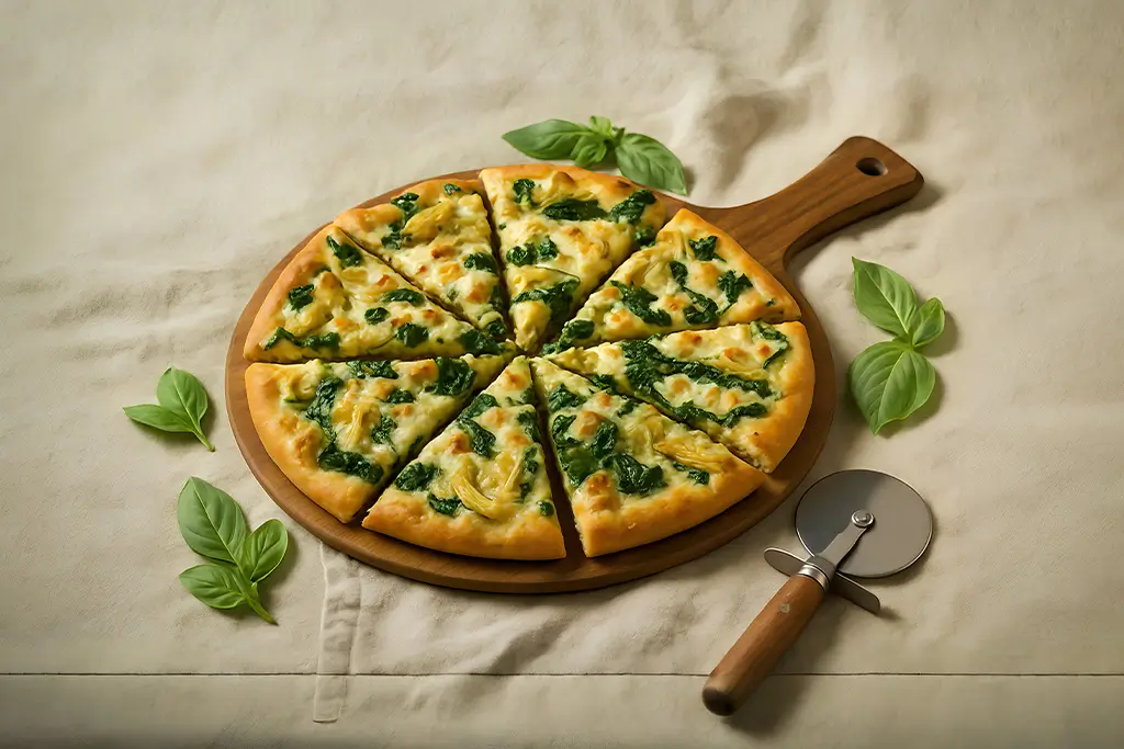 green pizza